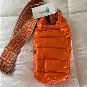 Wander Orange Crossbody Bag